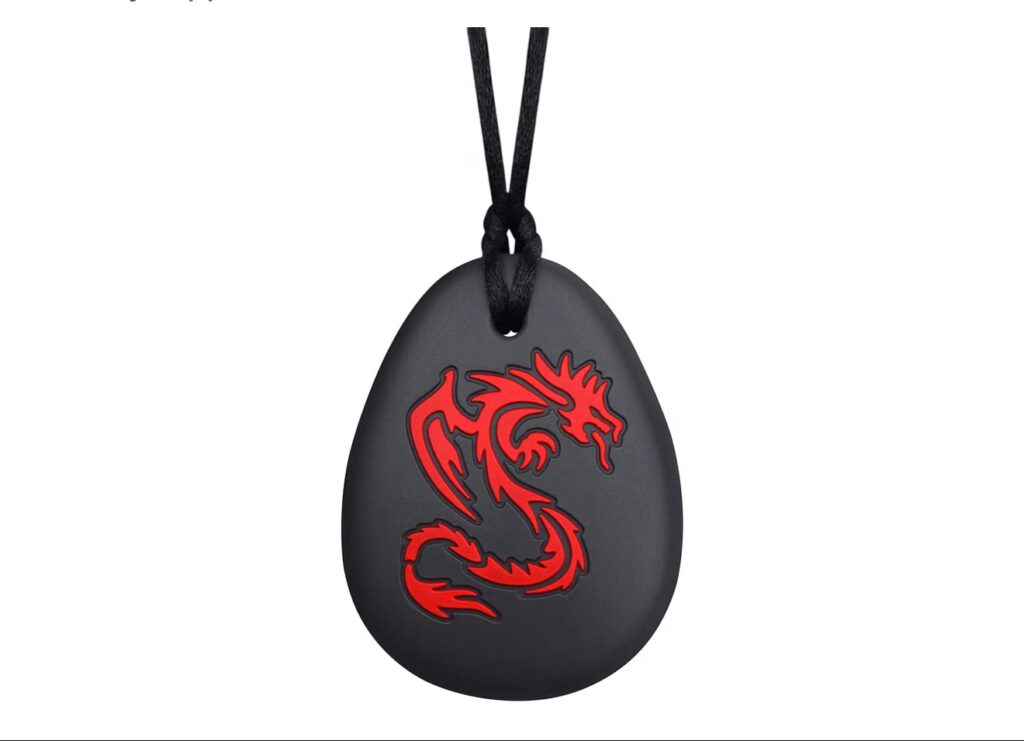 Munchables dragon chew necklace