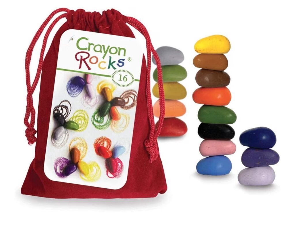 Crayon Rocks 16-count in red velvet bag