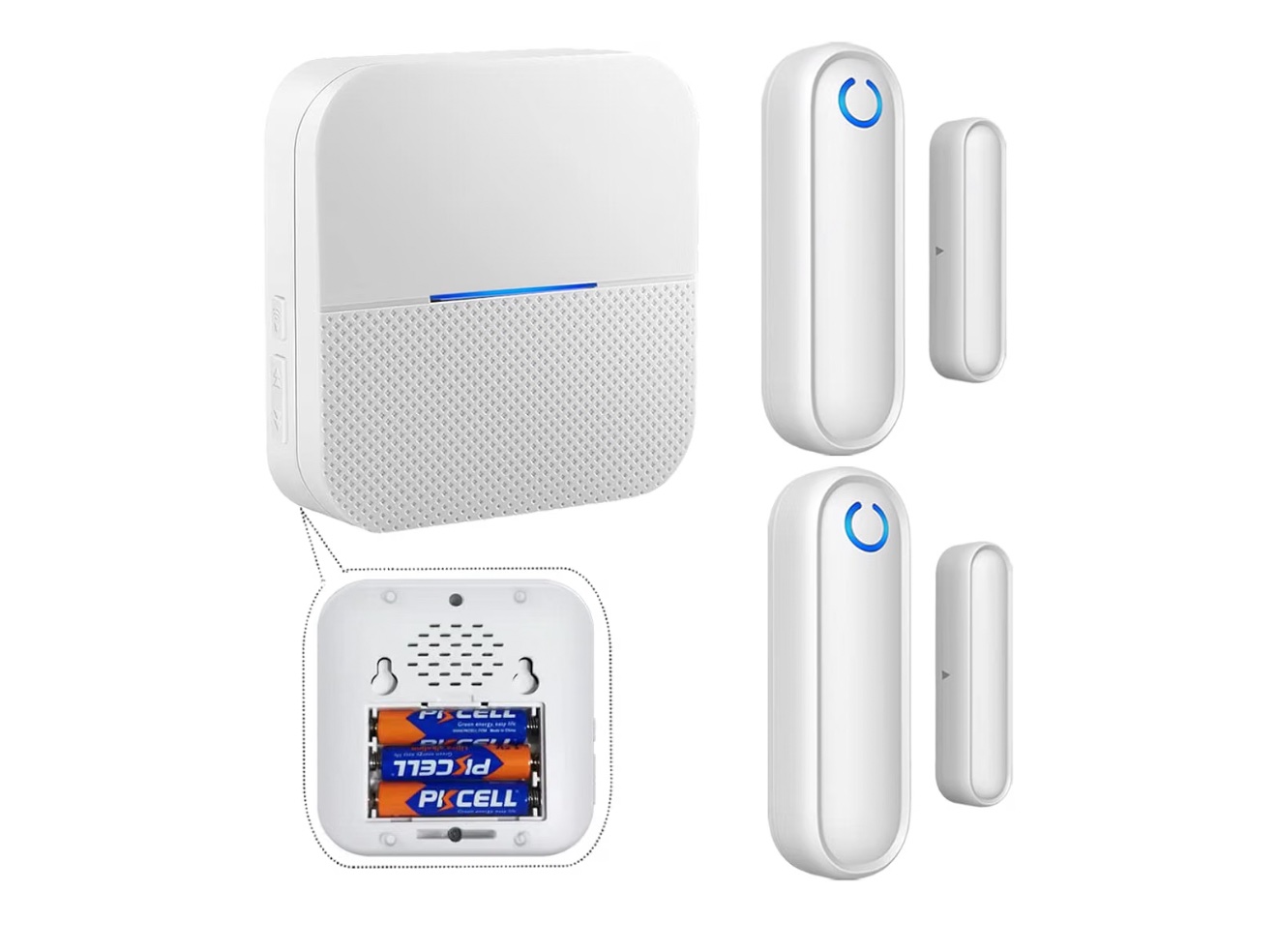 YisTech Portable Caregiver Pager Door Alarms