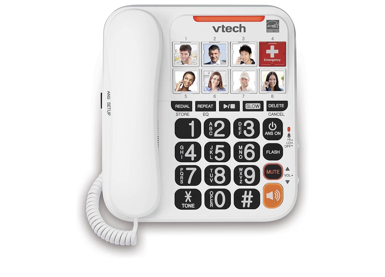 VTech SN1127 Amplified Corded Phone with Photo Speed Dial