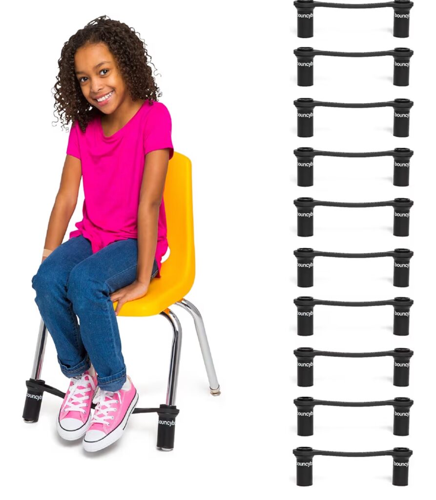 Bouncyband for elementary school chairs ten-pack