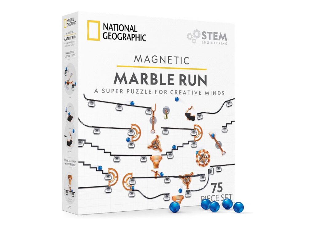National Geographic magnetic marble run