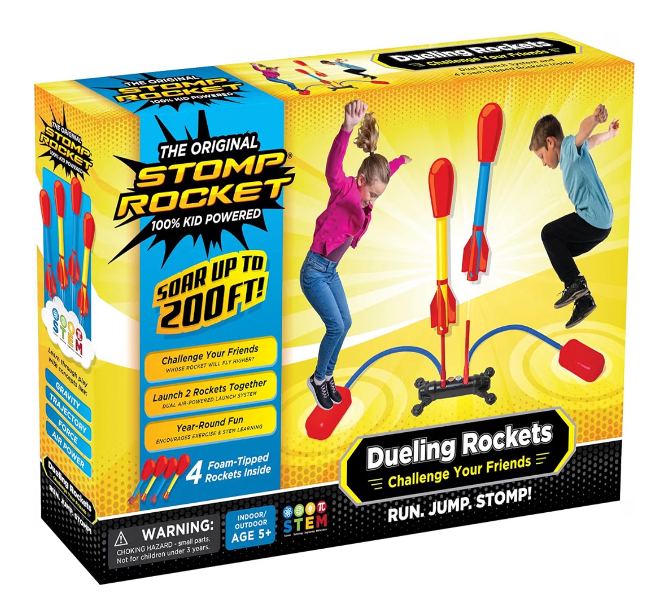 Stomp Rocket original dueling rocket launcher