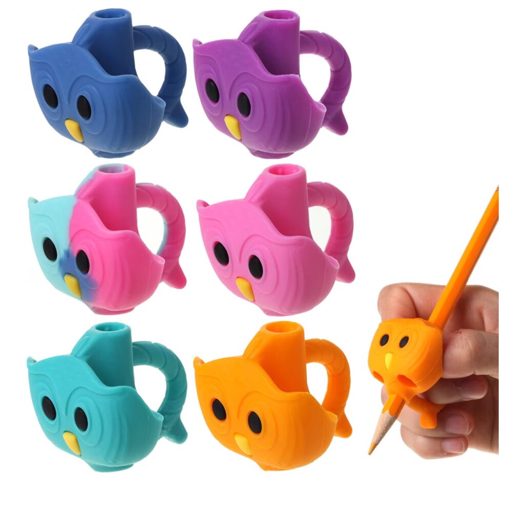 Mr. Pen Owl pencil grips six-pack
