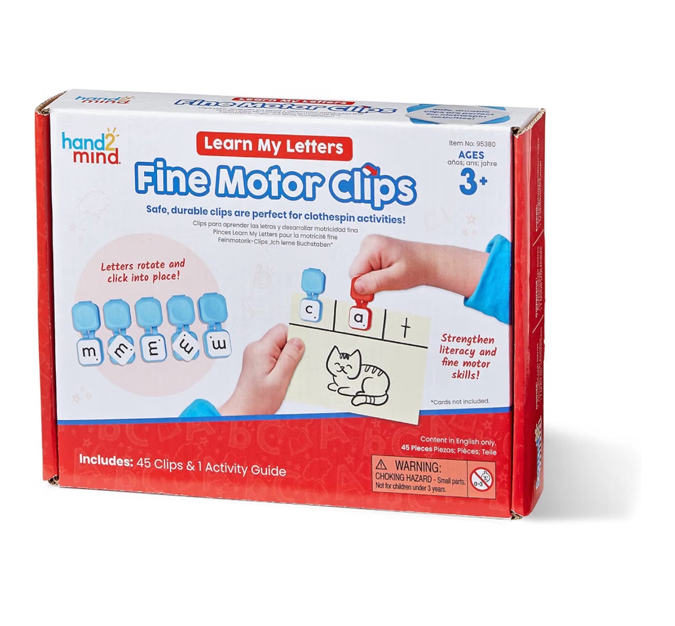 Learn My Letters Fine Motor Clips