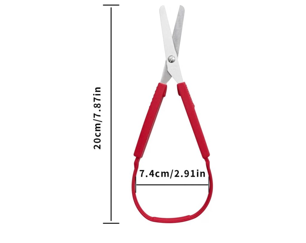 Special Supplies large loop scissors eight-inch three-pack