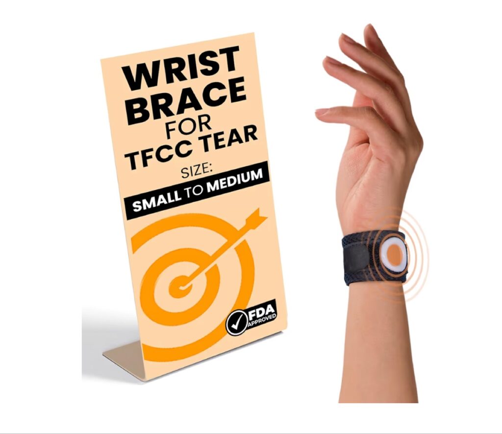 Bullseye wrist band for TFCC
